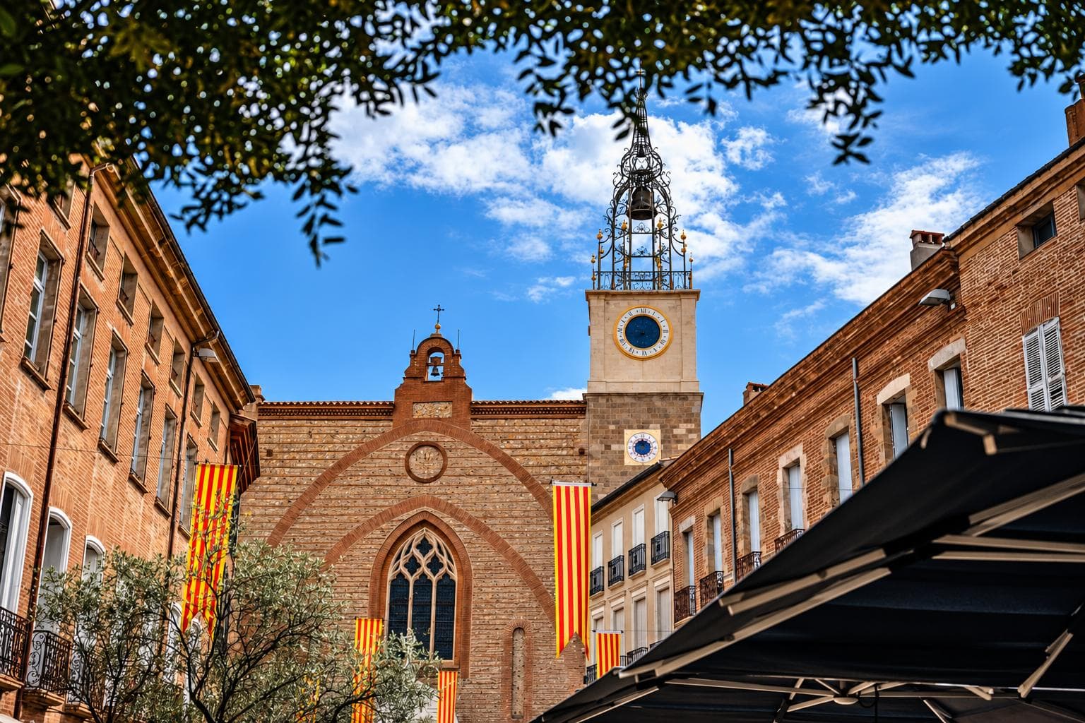 La cathédrale Saint-Jean-Baptiste, place Gambetta à Perpignan