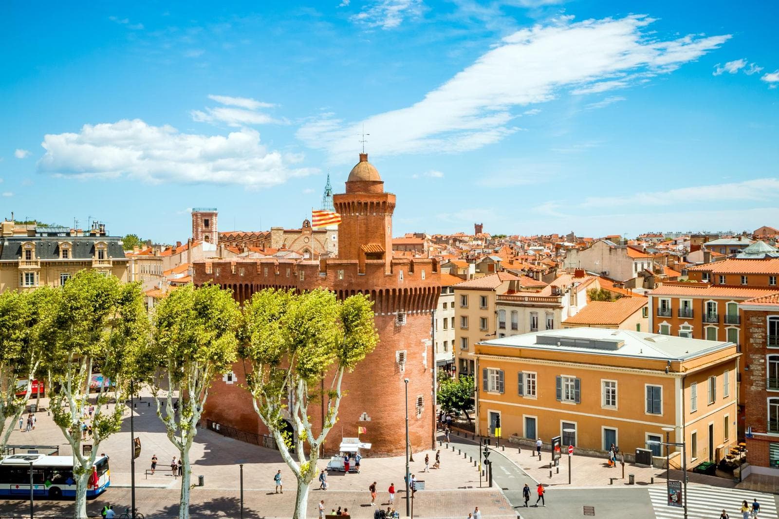 Le Castillet, monument emblématique du centre de Perpignan